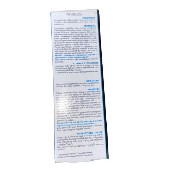 Bioderma HYDRABIO SERUM 1.3oz Moisturizing CONCENTRATE dehydrated skin 01/22 - Picture 2 of 4